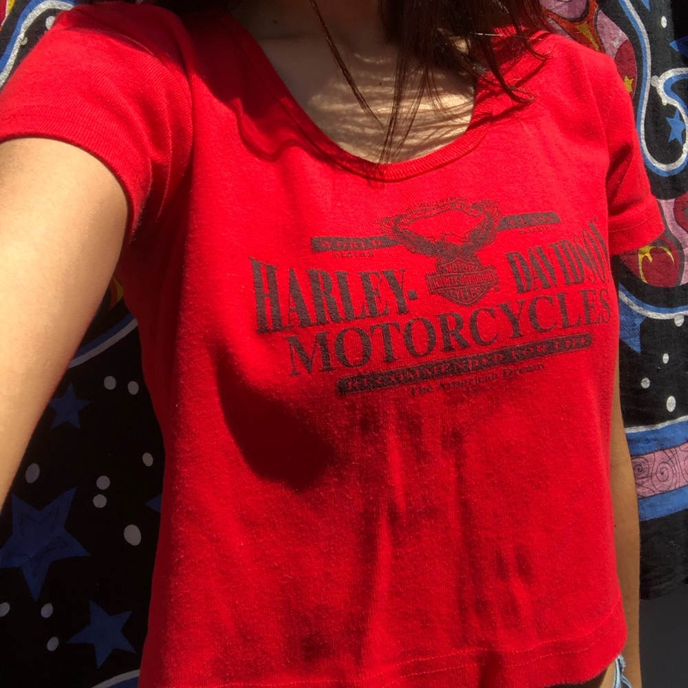 AUTHENTIC HARLEY DAVIDSON WOMEN’S LG SHIRT - Picture 2 of 3